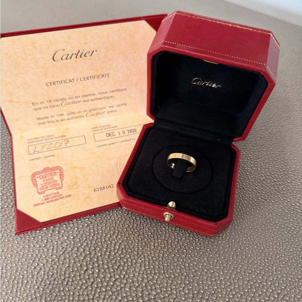 Authentic Cartier LOVE Ring